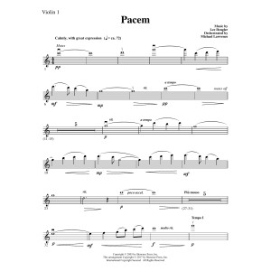 Pacem - Violin 1